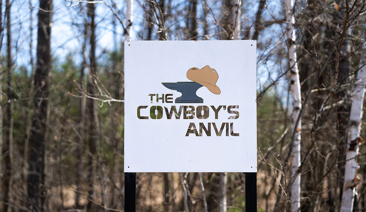 The Cowboy's Anvil Sign